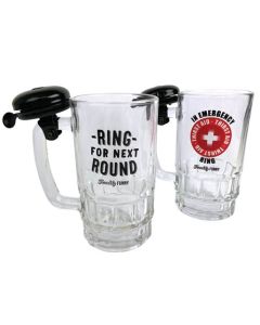 Glass With Bell Frankly Funny (E5798)