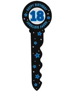 Keepsake Key - Large - 18th Birthday Boy (E61801)