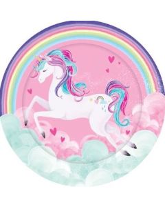 Unicorn Party - Plate 8 Pack (E6592)