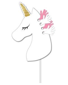 Unicorn Party - Cake Topper (E6625)