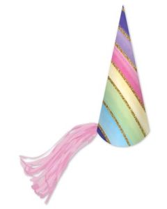 Unicorn Party - Party Hats- 6 Pack (E6629)