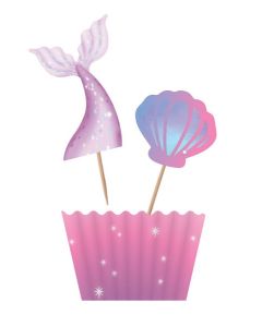 Mermaid Party - Cupcake Kit(Pack of 12) (E5653)