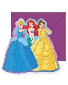 Disney Princess Invite - (Pack of 8) (E5850)