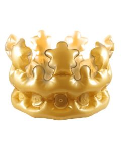 Inflatable Gold Crown 33.5cm (Adult Size) (550021A)