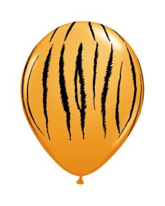 Tiger Stripes Orange - 28cm (11 Inch) Latex (55474Q)