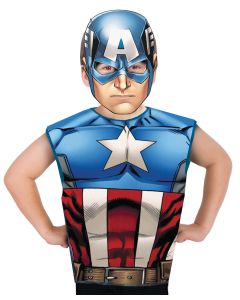 Captain America Party Time Dress Up - Small - Child Costume (RUB5786)