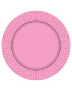Pink Paper Plates (Pack of 8) (E6861)