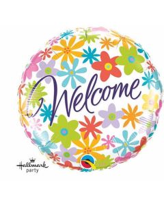 Welcome Flowers - 18 Inch Foil Balloon (60790Q)