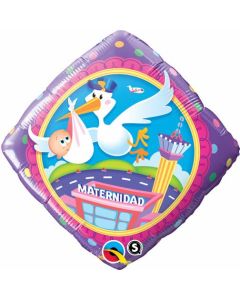 Baby Stork Maternidad - 18 Inch Foil Balloon (65539Q)