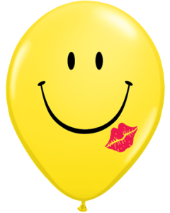 A Smile and A Kiss 28cm (11 Inch) Latex Balloon (76896Q)