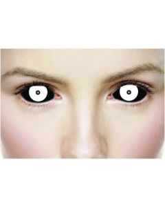 Sinister Black And White - 22mm - Contact Lenses - Full Sclera - 1 Year (84802)