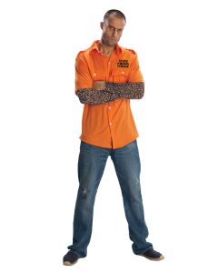 Orange Prisoner Shirt Adult Costume (RUB880582)