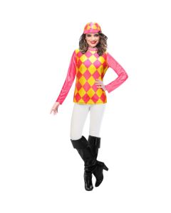 Jockey Top and Hat Adult Costume 8822125AMG