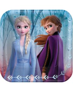 Frozen 2 Paper Plates - 17cm (Pack of 8) (8832704AM)