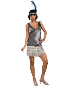 Silver Flapper - Small - Adult Costume (RUB889185S)