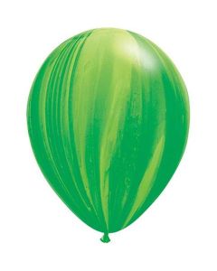 Green Rainbow Agate - 28cm (11 Inch) Latex Balloon (91539Q)