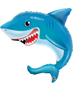 Smilin' Shark - 91cm (36 Inch) Foil Balloon (97525Q)