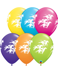 Racehorse Wrap - Tropical Assorted - 28cm (11 Inch) Latex Balloon (98100Q)