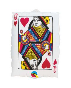 Queen Of Hearts Foil - 30 Inch Foil Balloon (99240Q)