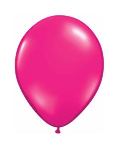 Magenta JT - 16 Inch Latex Balloon (99325Q)