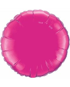 Round 18 Inch Foil Balloon - Magenta (99336Q)