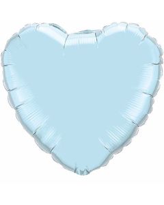 Heart 18 Inch Foil - Pearl Light Blue (99346Q)
