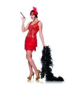 Broadway Flapper Red Adult Costume (FRA48522)