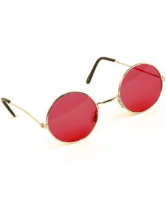 Lennon Glasses - Red Tint (GL676R)