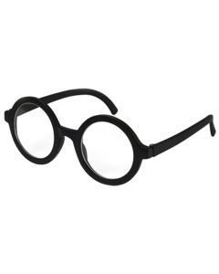 Adult Wallace Glasses With Lens - Black (GL8814)