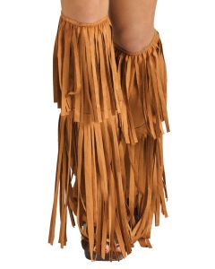 Hippie Suede Fringe Boot Covers - Adult (LE90278)