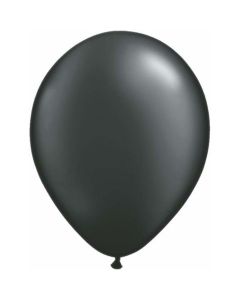 Onyx Black 12cm (5 Inch) Pearl Latex Balloon (43579Q)