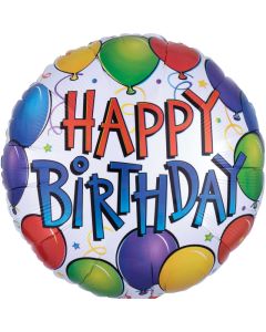 Happy Birthday Balloon Fun - 18 Inch Foil Balloon (A11911301AM)