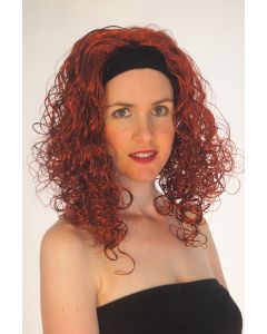 Ali Auburn Head Band Long Crimp Wig (G1028Auburn)