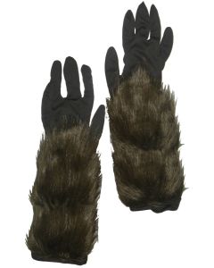 Long Hairy Werewolf Gloves - Adult (AR3604)