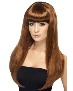 Babelicious Long Straight Wig - Brown (SM42420)