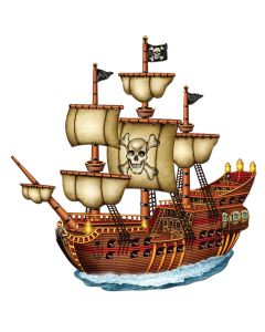 Jointed Pirate Ship (BS50469)