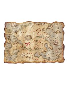 Jumbo Treasure Map Cutout (BS54530)