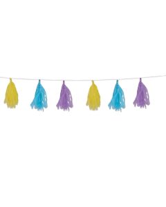 Tissue Tassel Garland (BS59991-PSTL)