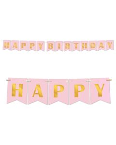 Foil Happy Birthday Streamer (BS59992)