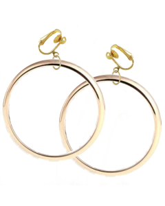 Jumbo Hoop Earrings - Gold (CA1207)