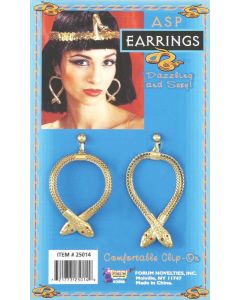 Cleopatra Cobra Earrings - Gold (CA2014)