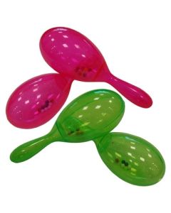 Maracas Pair - Pink & Green (CA3655)