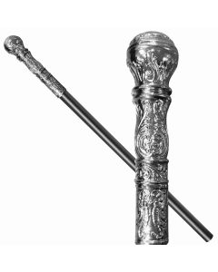 Stage/Dance Cane - Silver (CA57384)