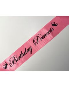 Sash - Birthday Princess - Pink (CB0802)