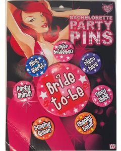 Hens Party Badges - Bachelorette Party Pins (CB0827)
