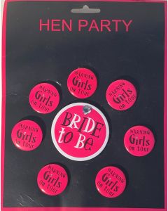 Hens Party Badges - Bride To Be (CB0829)