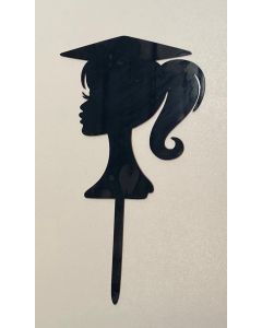 Graduation - Female - Cake Topper (CB0842)