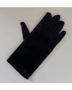 Metallic Short Dress Gloves - Black (CB1055-4)