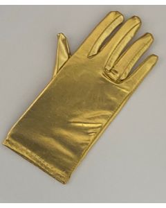 Metallic Short Dress Gloves - Gold (CB1055-6)
