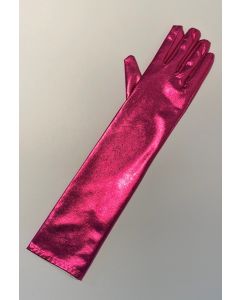Metallic Long Dress Gloves - Pink (CB1056-3)